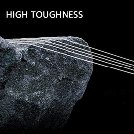 TOKERD 500m Clear Nylon Thread for Hanging Decorations and Sewing, 0.3mm Strong Clear Beading Thread for Wedding Decorations Jewellery Making, Invisible Nylon Thread Wire/Line with Bead Needle