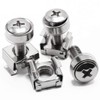 Lancher 60-Pack M6 x 16mm Screws and Cage Nuts for