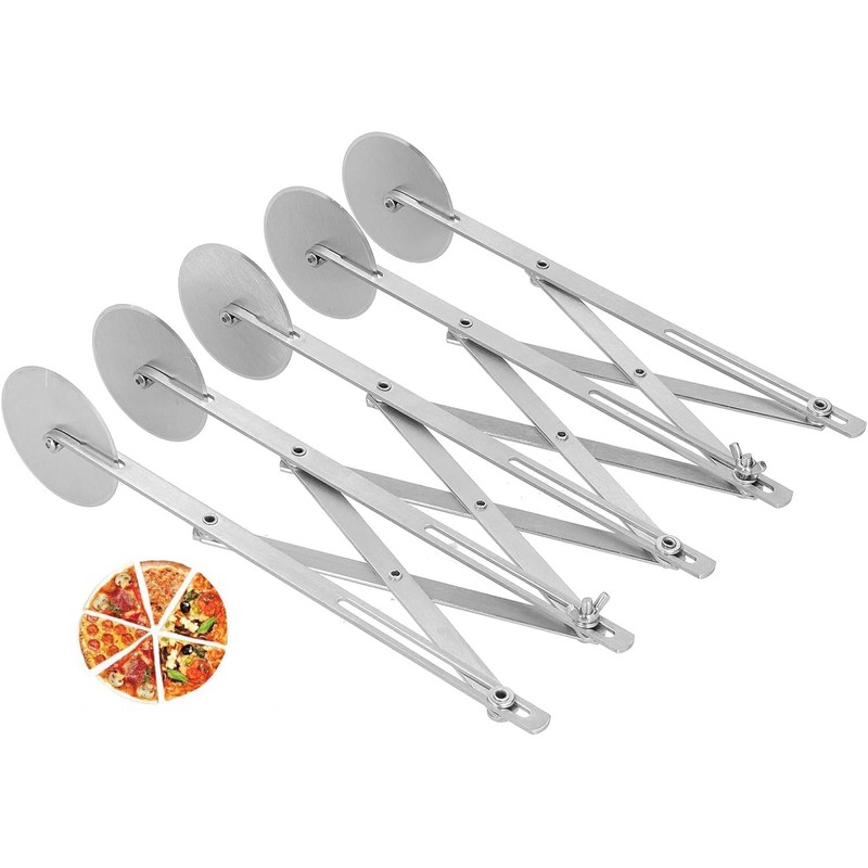 Dough Cutter, Wheel Pastry Cutter Stainless Steel Dough Cutter Foldable