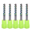 4 mm Carbide Square End Mill for Aluminium Copper Applications,