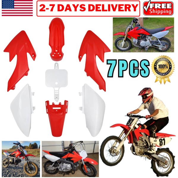 Unbranded 7x Plastic Fender Body Kit for Honda CRF50 XR50