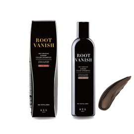Kazumi KIWABI Root Vanish Color Shampoo, Light Brown, Single Item, Gray Hair Shampoo