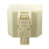 Skywalker Telephone T-Adapter for Single to Dual Jack (Ivory)