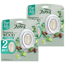Febreze Toilet Air Freshener, Deodorizer, Odor Elimination, Bergamot Wood, 0.2 fl oz (6.3 ml) x 4, Bulk Purchase