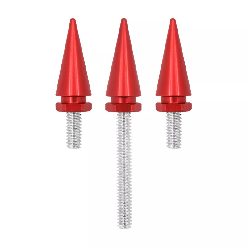 YHMTIVTU Red Windshield Trims Bolts Spike Screws Kit Fit For