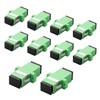 YAODHAOD SC APC Fibre Optic Adapter/Coupler, Pack of 10, SC-SC
