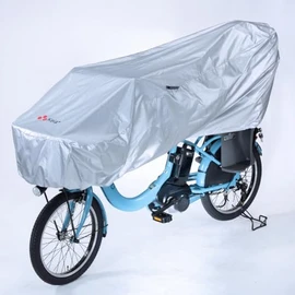 Kawadomi Seisakusho Bicycle Cycle Cover, Half Long, KW-373SL Silver