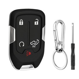 5 Button Key Fob Case for Chevy Silverado GMC Sierra 2019-2024