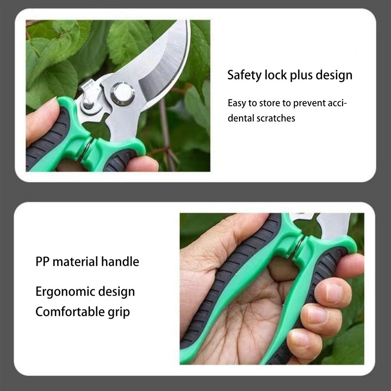 Vbvbip 3 Pack Gardening Scissors, Professional Pruning Shears Set -