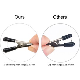 Yocoolfun Model Painting Stand Base Holder and 10PCS Bendable Alligator Clip Sticks Set with Lager Clips,Miniature Model Holder for Painting, Airbrush Hobby Tools Accessories Holder Stand