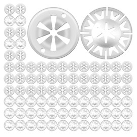 110 Pcs Heat Shield Clips, 30mm Car Clips Metal Heat Shield Repair Kit Star Type Heat Shield Fixing Clip Replacement for Automobile (2 Style)