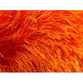 Orange Extra Long Eyelash Yarn Ice Luxurious Fun Fur 50gr 38yds 13269