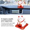 Lucky Cat Solar Powered Cute Decorative Wealth Welcoming Waving Fortune