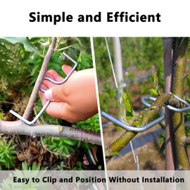 YAFIYGI 5Pcs Branch Spreaders for Fruit Trees Spreader Bending Tool Set Branch Bender Wire Puller for Limb Training Orchard Angle Adjuster Tools for Plum Apple Peach Tree 5.12 Inch