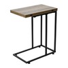 Household Essentials Jamestown Extendable C-Shaped for Accessiblity Side End Table