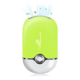 Ventilador De Pestañas Recargable Soplador De Secado Rápido Color Green And White Espesor 44 Mm Largo 85 Mm Tipo De Curvatura C