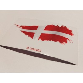2 x Sticker Flag Denmark Airbrush 8 x 5 cm Sticker Flag Car Sticker