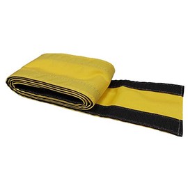 Safcord Carpet Cord Cover - 4” Inch Wide - 30’ Feet Long - Yellow - Floor Cord Cover - Durable Cordura Nylon - Carpet Cable Cover - Cord Hider - Cable Protector