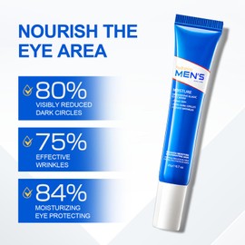 Retinol Eye Cream, Hydrating & Firming Under Eye Cream for Men, Reduces Dark Circles, Wrinkles & Puffiness, Nourishing Elastic Formula, 20g / 0.7 fl.oz