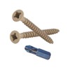 5# 9x2" Tan Deck Screws