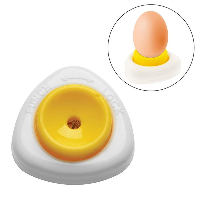 Egg Piercer | Egg Shell Pricker Puncher,Semi-Automatic Egg Peeler Shell