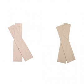Women's UV Protection Cooling Arm Sleeves for Summer Hiking 01 Nude Arm Sleeve - Finger Hole 4ea