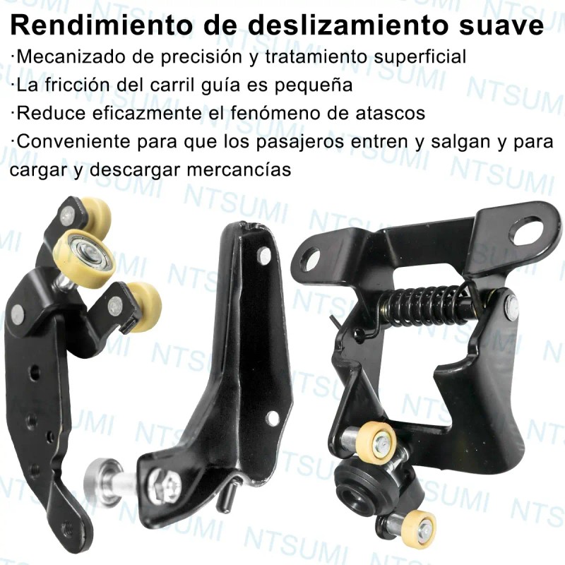 Kit 3 Guias Puerta Corrediza Derecha Toyota Hiace 2006-2017