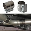 2PCS Exhaust Clamps 4 Inch Butt Joint Exhaust Pipe Muffler