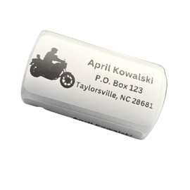 Custom Stickers, Motorcycle Return Address Labels, Address Stickers, Several Designs, 2x1 inch labels, Several Font Choices