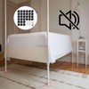 alwaiiz Pack of 30 square rubber buffers, rubber feet, screwable