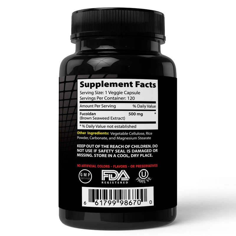 Absonutrix Fucoidan Pure-brown seaweed extract laminaria Japonica cell immunity (120