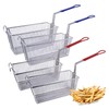 Hakka Fry Basket, Deep Fryer Basket with Non-Slip Construction for