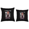 I Wooden Toy With Me Creepy Ventriloquist Dummy Throw Pillow