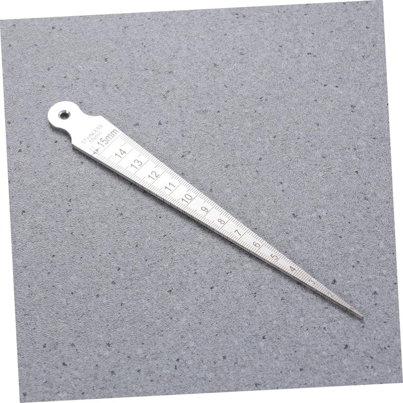 KONTONTY 15mm Taper Gauge Heavy Duty Stainless Taper Welding Measurement