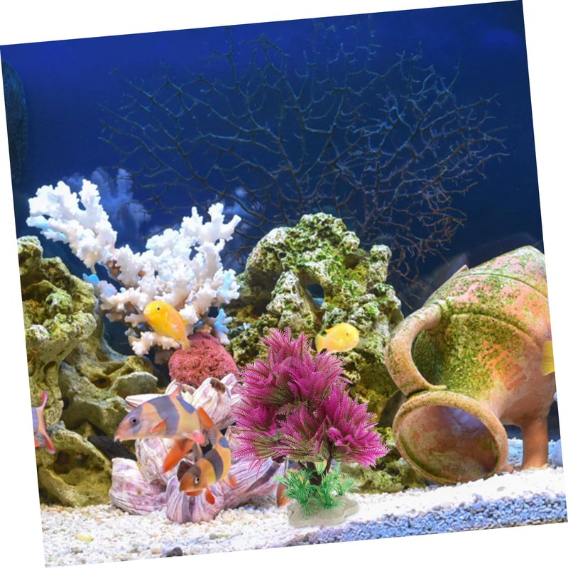 BESPORTBLE Enhance Your Aquarium Safe Plastic Artificial Water Plants Fish