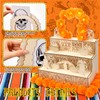 Karenhi 42 Pcs Dia De Los Muertos Decoration Kit Mexican