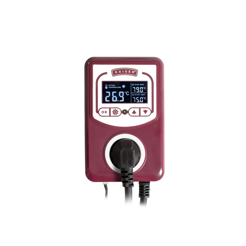 KAISER COMPANY Digital Smoker Thermostat - Precise Temperature Control 15-130°C