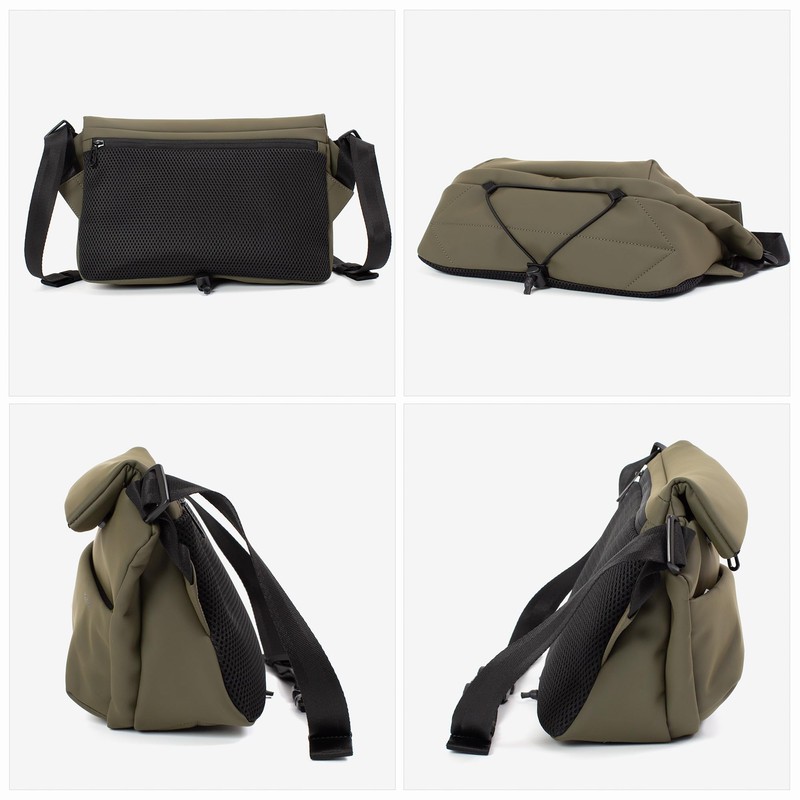 Mustache JVD-0461 Men's Shoulder Bag, Plastic Bottle Storage, Cold Insulation,