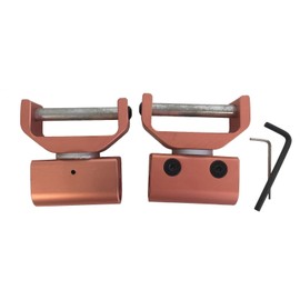 AJ Tack Swivel and Lock Stirrup Turner Black / 3"