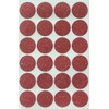 Glitter Red Labels 25mm Round Stickers - Size 1" Glue