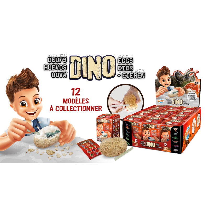 BUKI France BUKI D6O-Dino-Ei, bunt