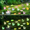 80pcs Luminous Mini Resin Animals Mini Resin Animals Set Turtle