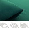 Aisbo Housewife Pillowcases 2 Pack - Dark Green Standard Pillow