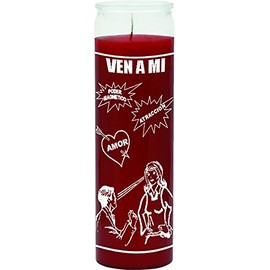 Come to Me Red Candle - Silkscreen 1 Color 7 Day