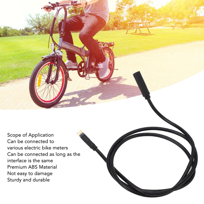 Electric Bike Motor Extension Cable 9 Pin Waterproof Hub Motor