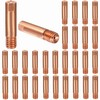 EATBALE 30 Pack Mig Welding Contact Tips 0.035"/0.9mm M6x25mm Copper