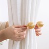 4 Pack Magnetic Curtain Tiebacks，Curtain Tiebacks Buckles Holdbacks Holders Hooks