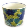 Sobachoko Stylish Kutani Ware Soba Boar Mouth, Peony Figure, Pottery,