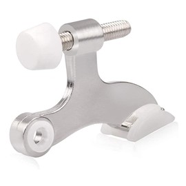 2 Pcs Hinge Pin Door Stop Heavy Duty Door Stop with Rubber Bumper Tip