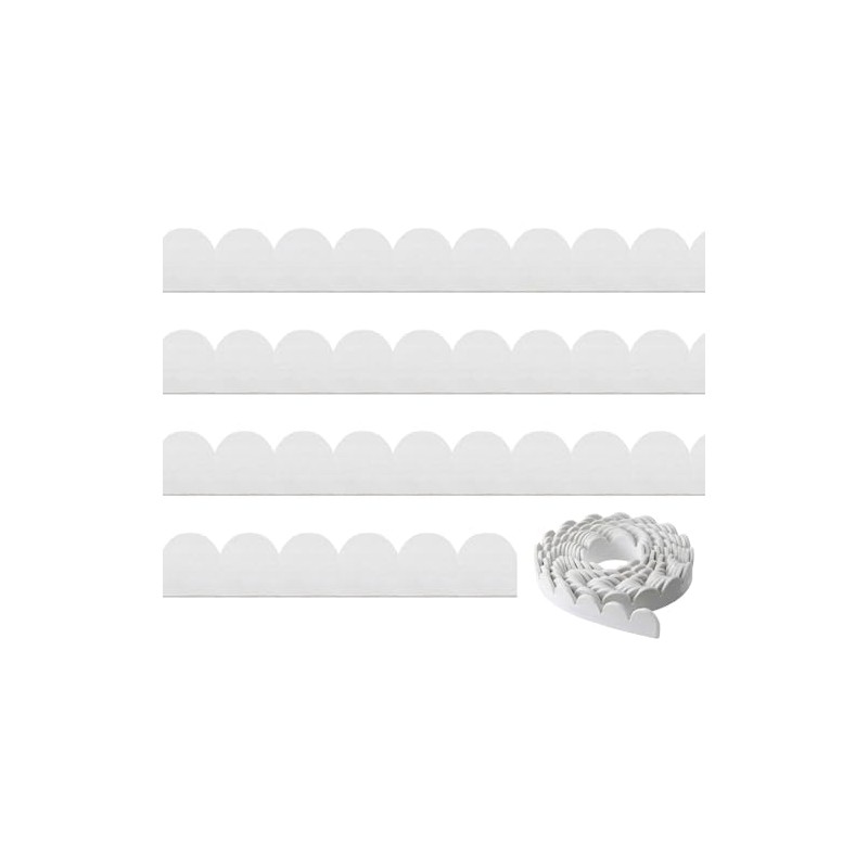 Flexible Scalloped Molding Trim Peel and Stick 10ft DIY Decorative